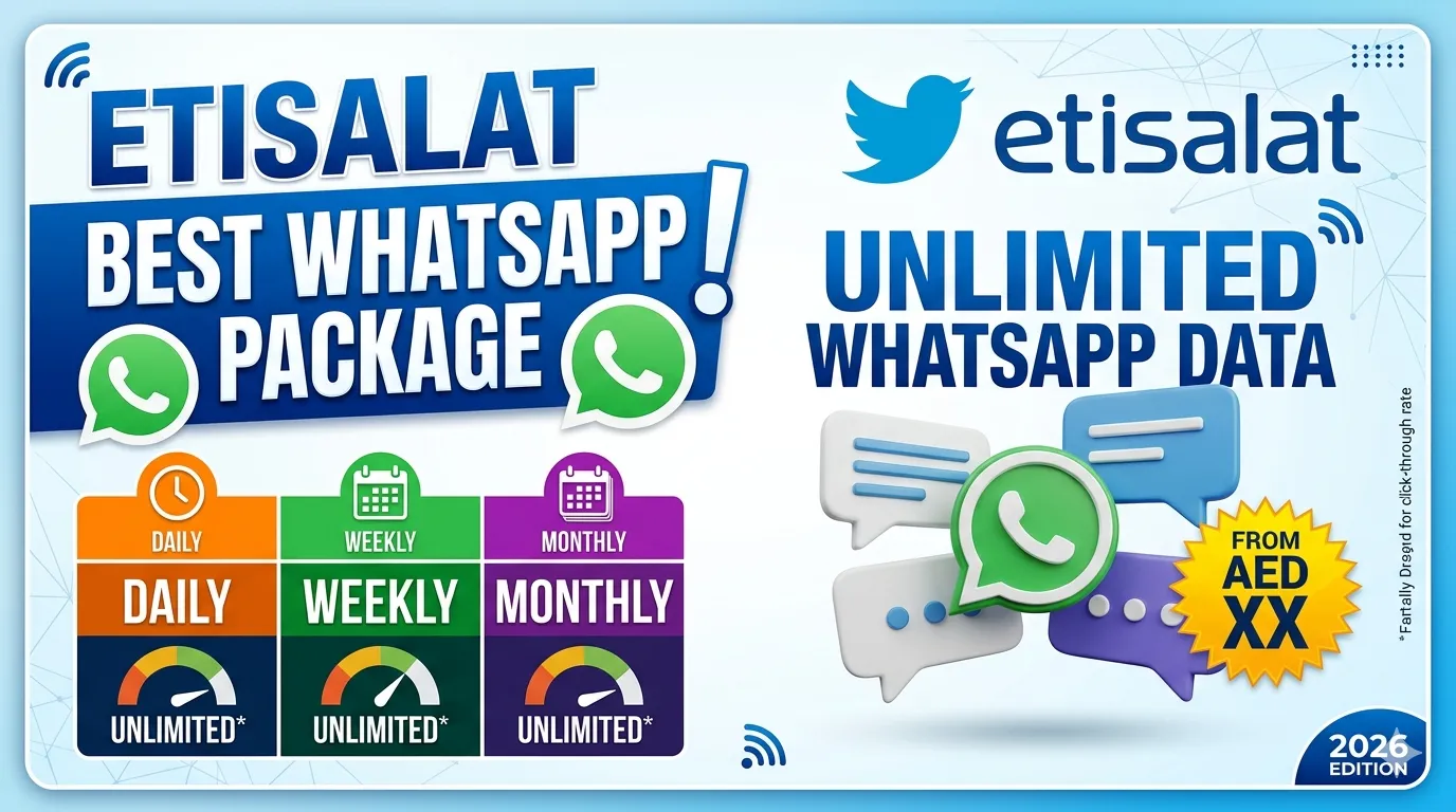 Etisalat Best WhatsApp Package – Monthly, Weekly, Daily