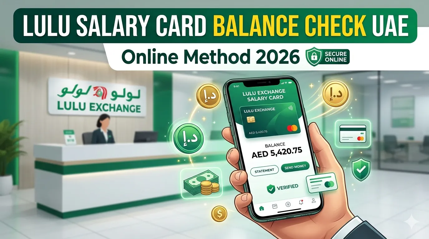 Best Lulu Exchange Salary Card Balance Check Online UAE
