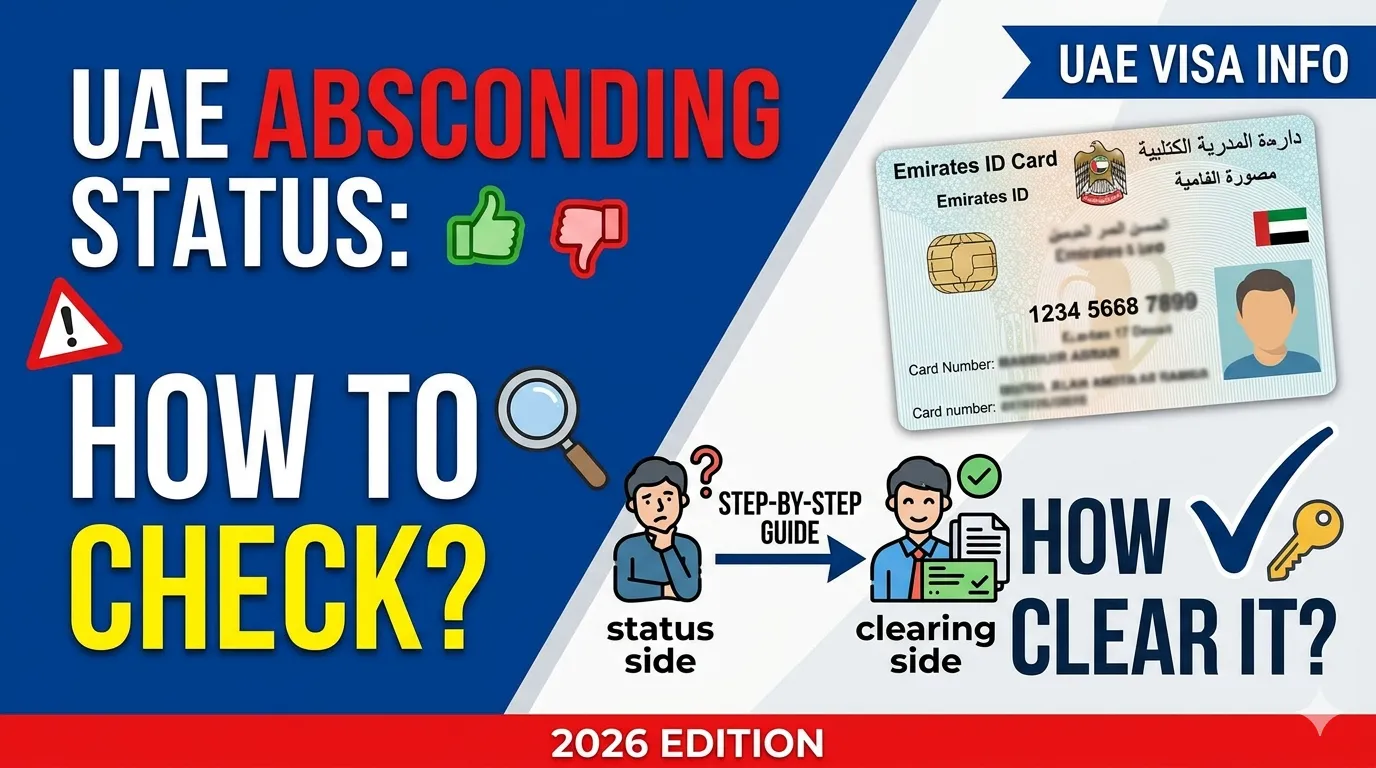 How to Check Absconding Status in UAE – How to Clear It?