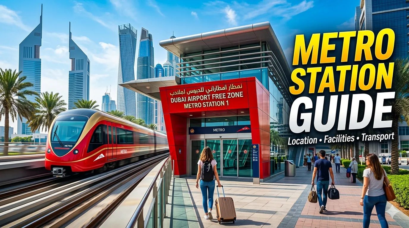 Dubai Airport Free Zone Metro Station 1: Location, Facilities, and Transportation Options