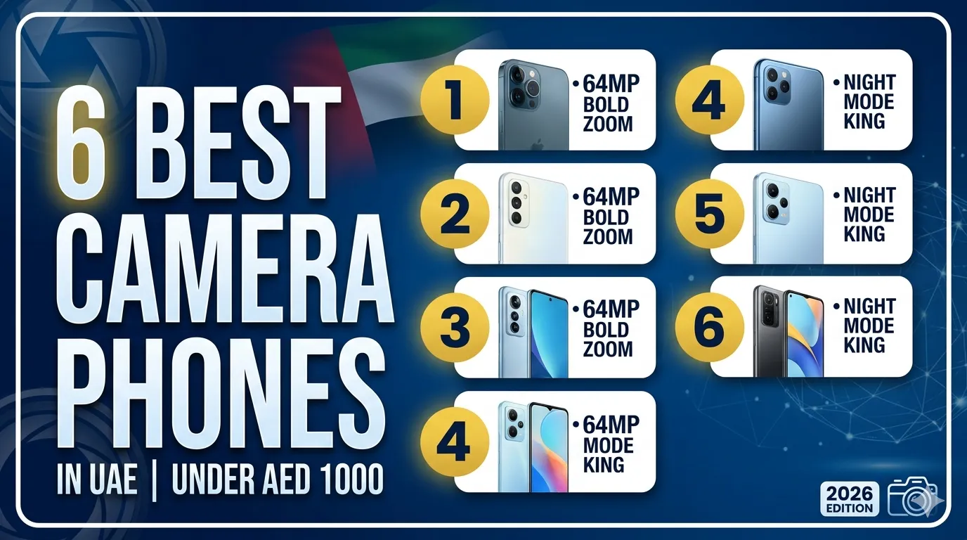 6 Best Camera Mobile Phones in UAE under AED 1000