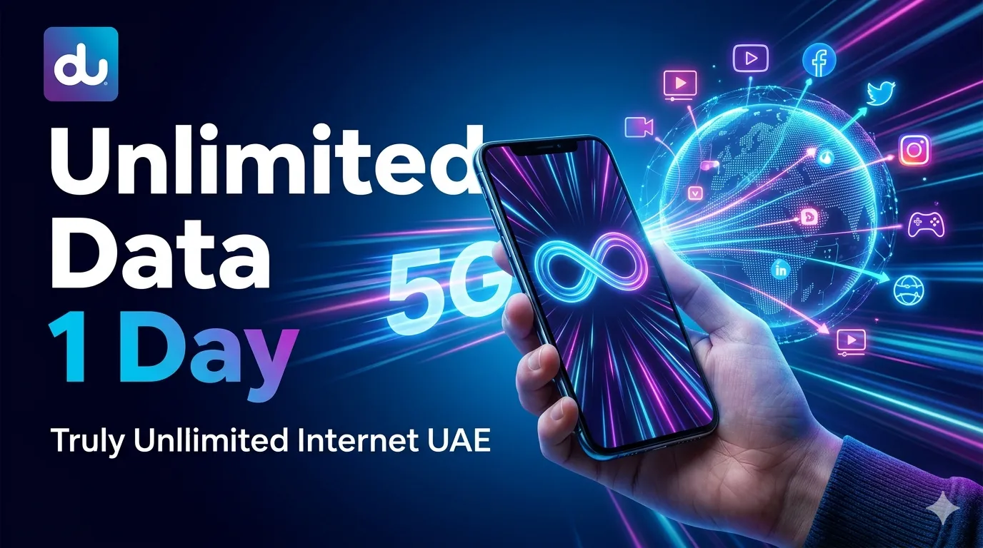 DU Unlimited Data for 1 Day – Truly Unlimited Internet Package