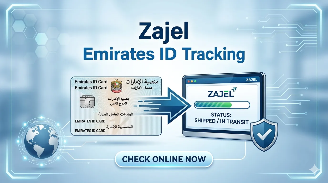 Best Zajel Emirates ID Tracking Service, Check Online