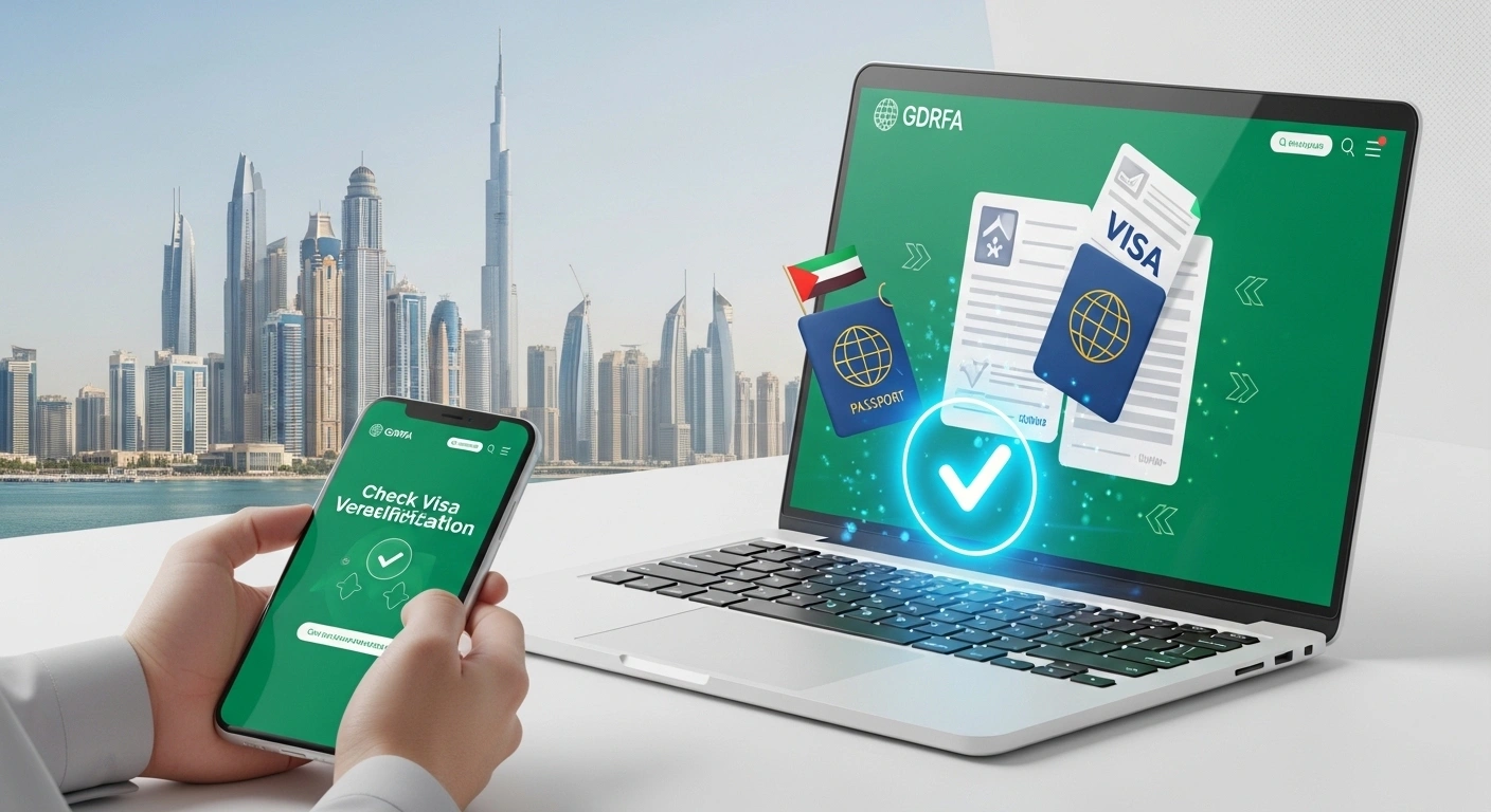 How to check visit visa status Dubai online Easy Steps