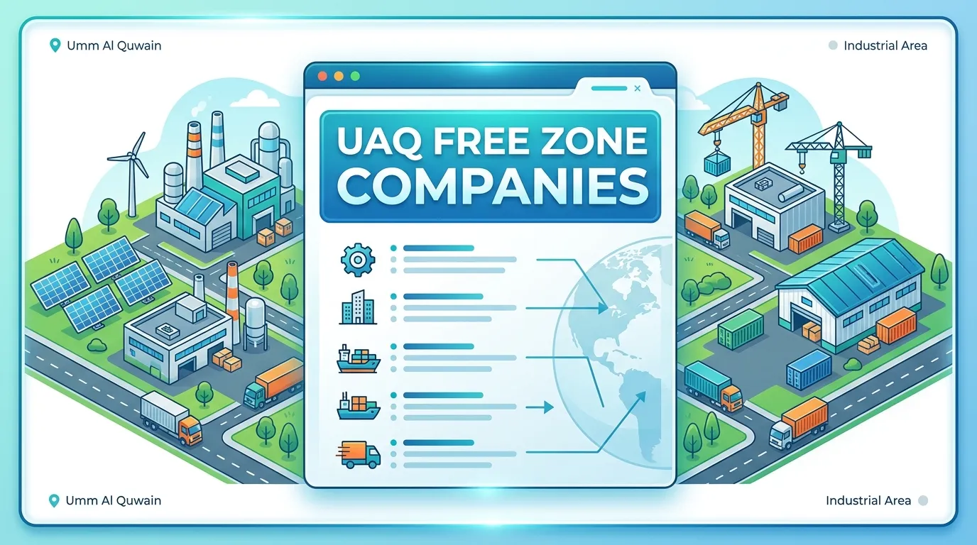 Umm Al Quwain Free Zone Companies List in New Industrial Area