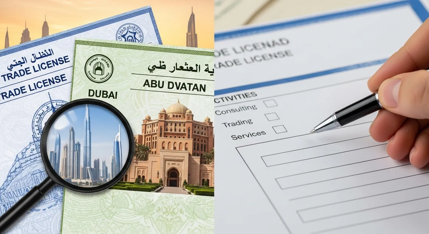How to add activities in Best trade license in Dubai and Abu Dhabi