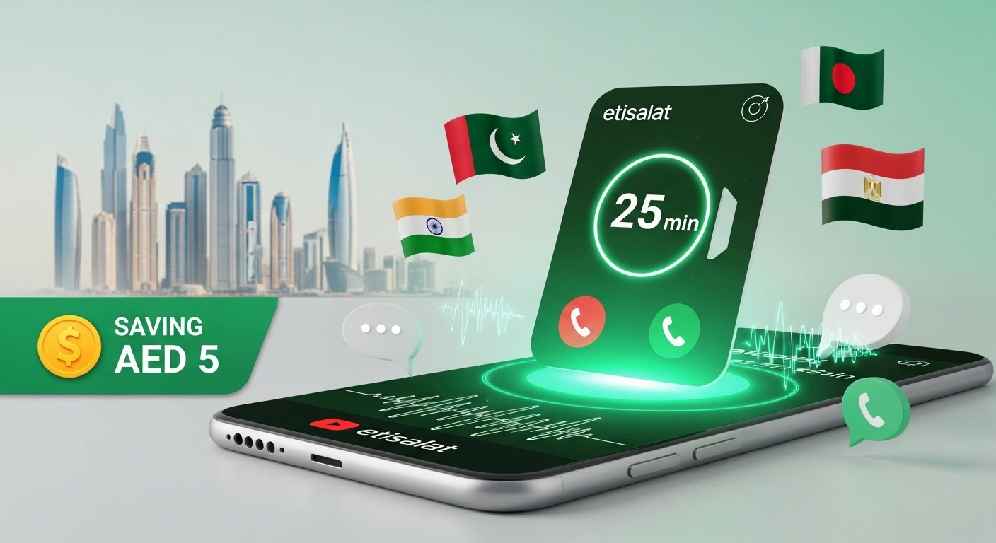 Best Etisalat 25 Minutes International Call Package