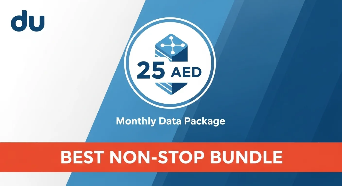 Du Monthly Data Package 25 AED – Best Non-Stop Bundle