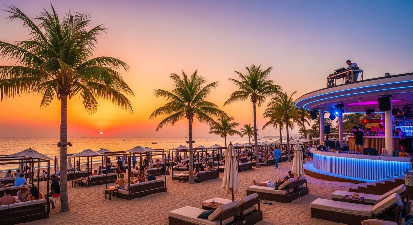 Barasti Beach Entry Fees and Events