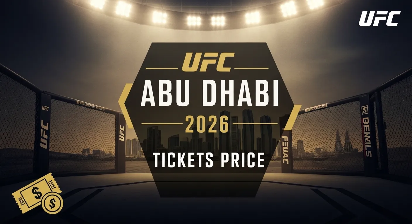 UFC Abu Dhabi Tickets Price 2024