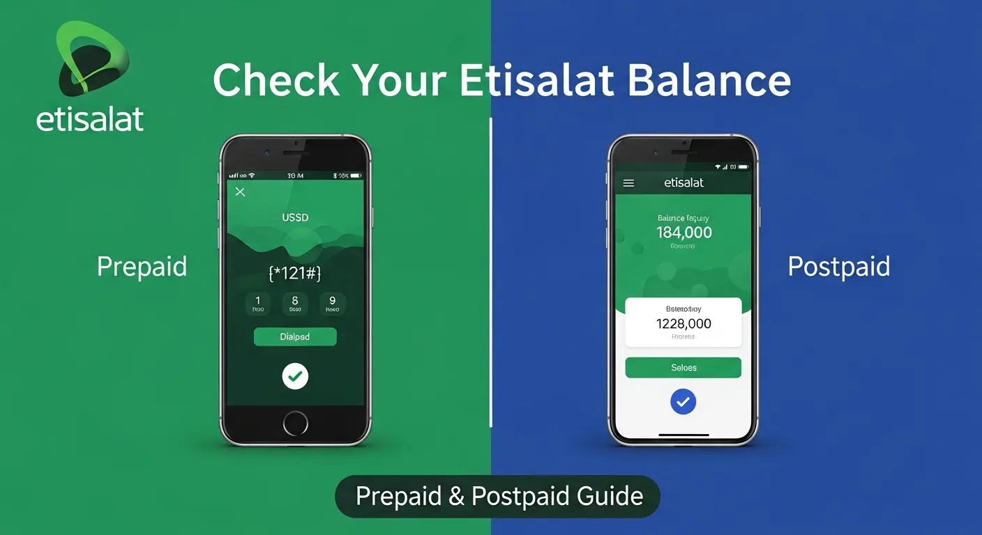 How to Check Best Etisalat Balance Prepaid and Postpaid