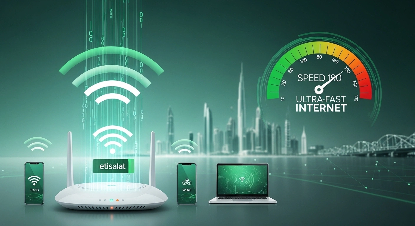 Etisalat Best Home Internet Packages and WIFI Plans