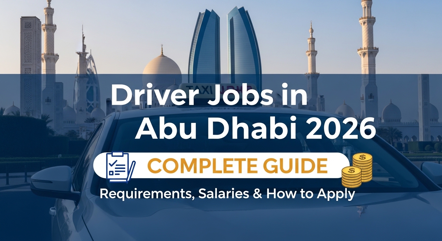 Driver Jobs in Abu Dhabi 2026 Complete Guide – Requirements, Salaries & How to Apply