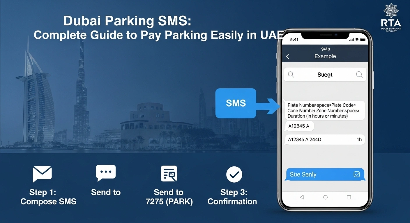 Dubai Parking SMS Complete Guide to Pay Parking Easily in UAE