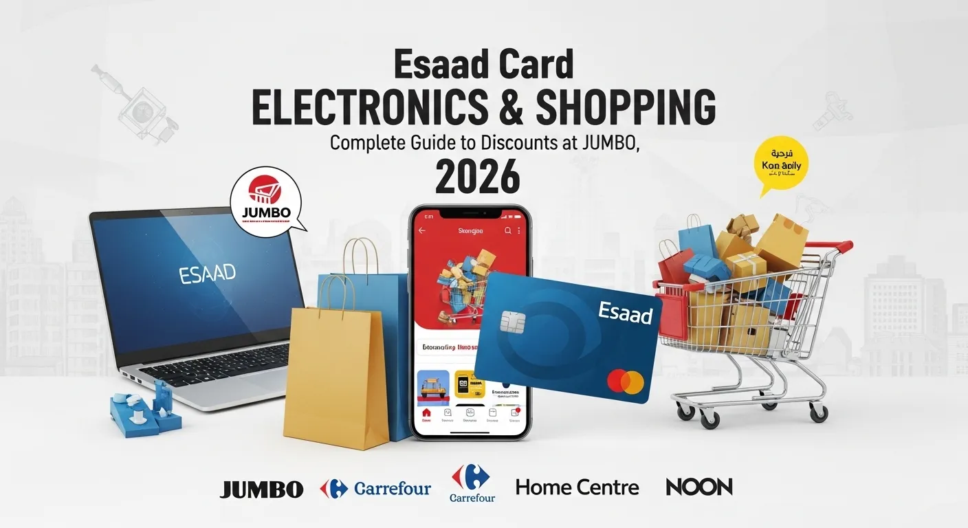 Esaad Card Electronics & Shopping 2026 Complete Guide to Discounts at Jumbo, Carrefour, Home Centre, Noon & More