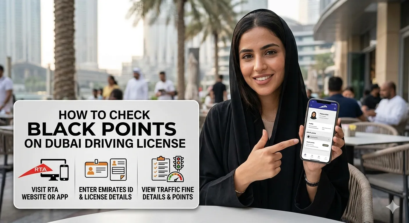 How to Check Black Points on License in Dubai