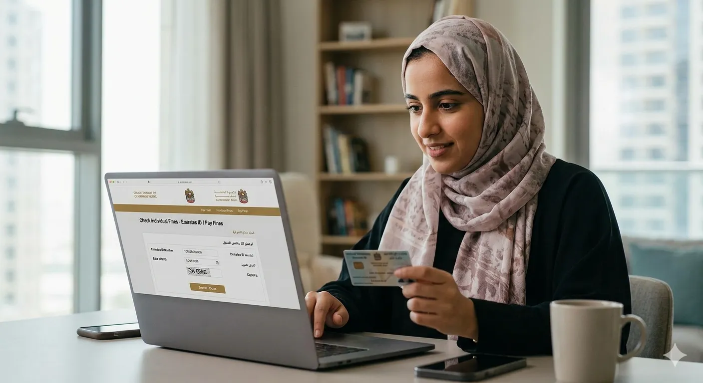 How to Check Individual Fine on Emirates ID