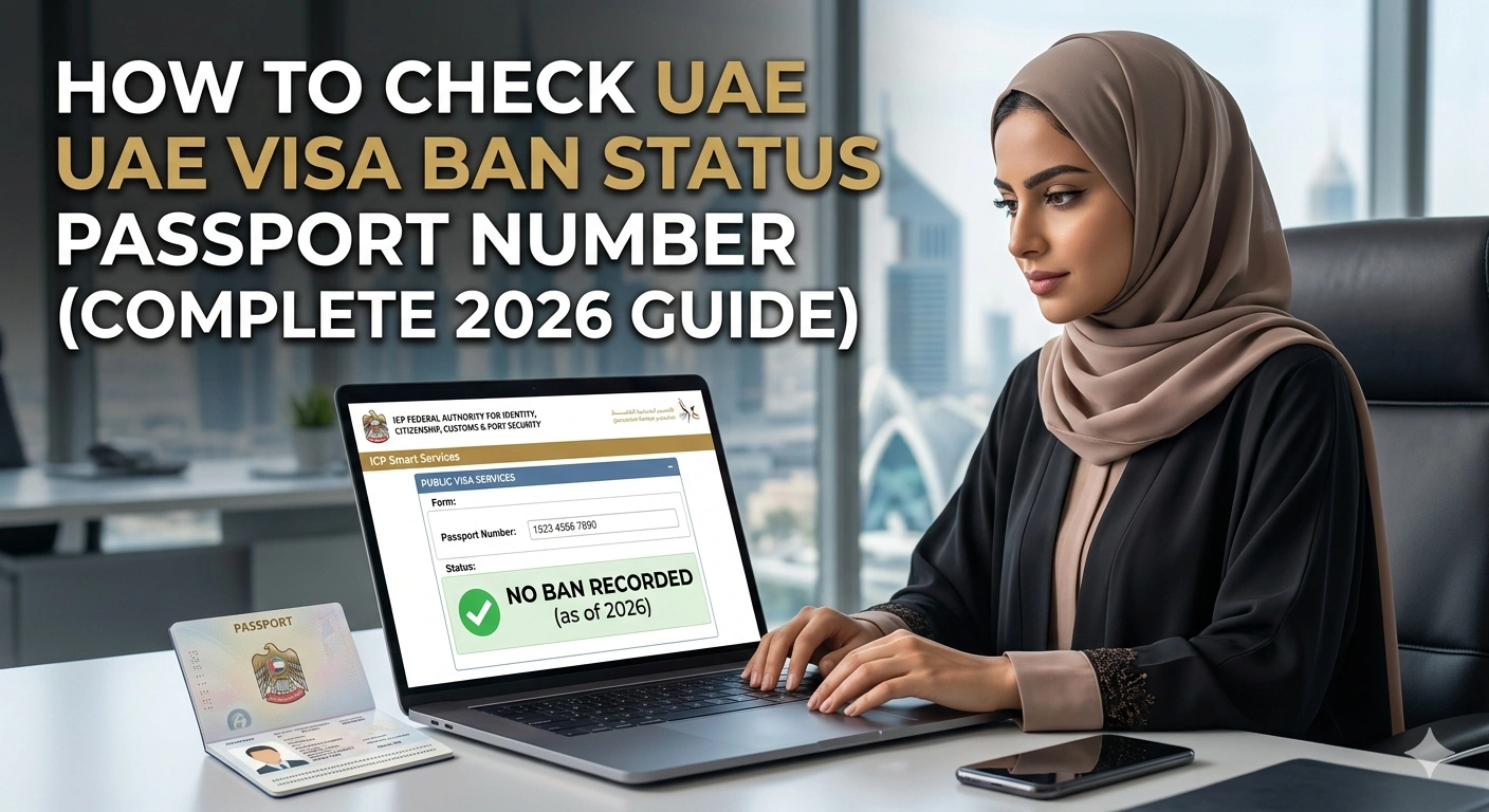 How to Check UAE Visa Ban Status with Passport Number (Complete 2026 Guide)