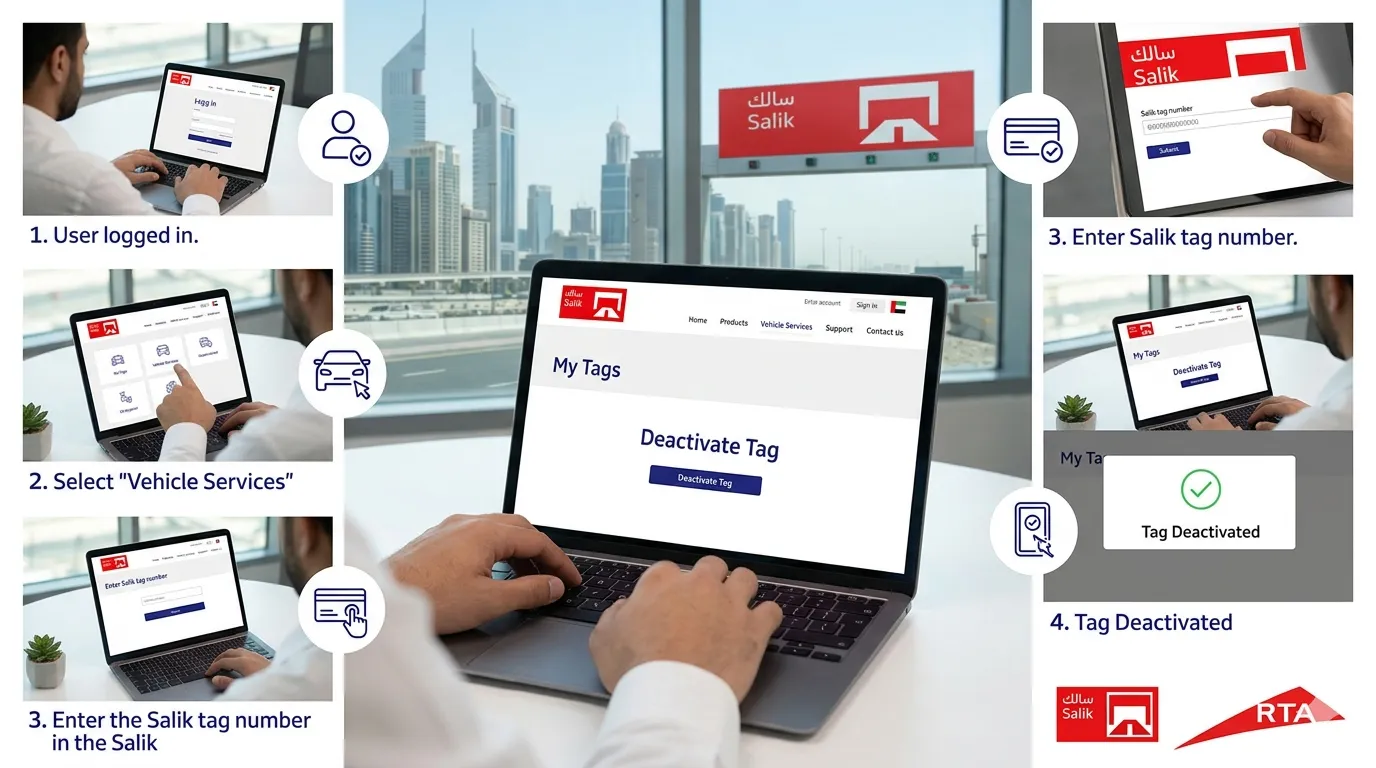How to Deactivate Salik Tag Online