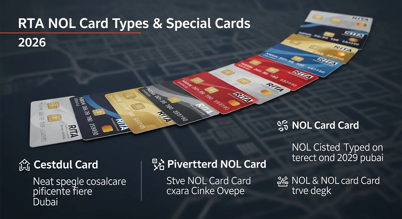 RTA NOL Card Types & Special Cards 2026 Student Cards, Monthly Passes & Expiry Guide