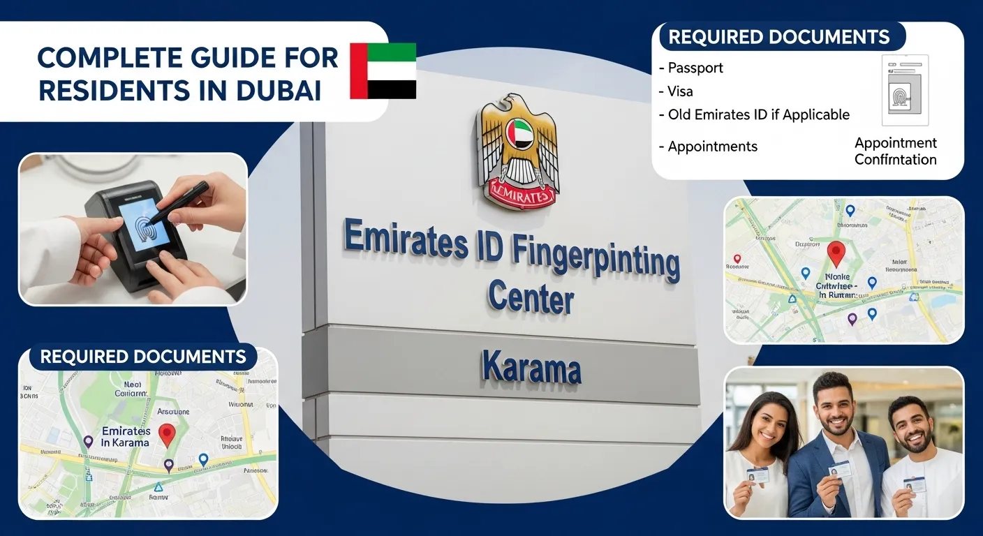 Emirates ID Fingerprinting Centers Karama: Complete Guide for Residents in Dubai