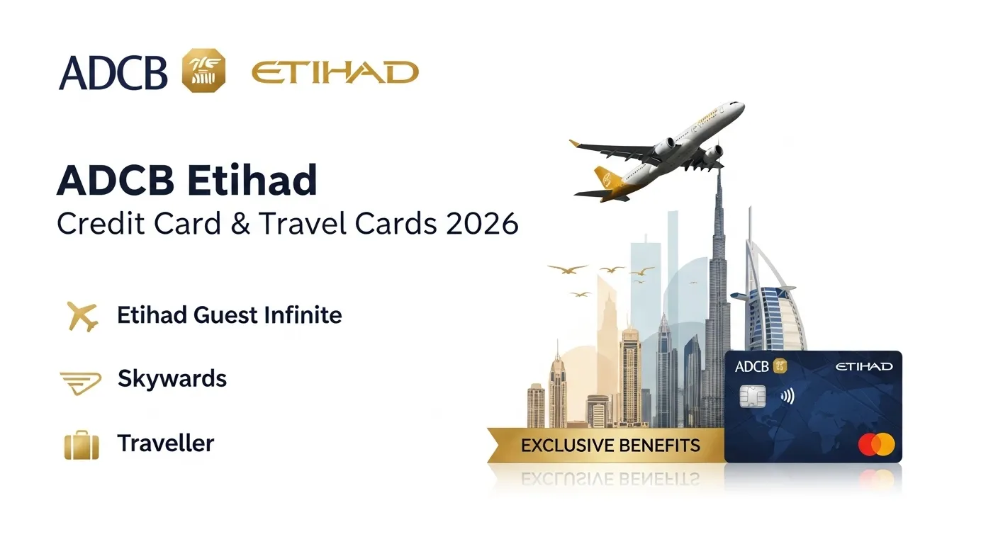 ADCB Etihad Credit Card & Travel Cards 2026: Etihad Guest Infinite, Skywards & Traveller Benefits