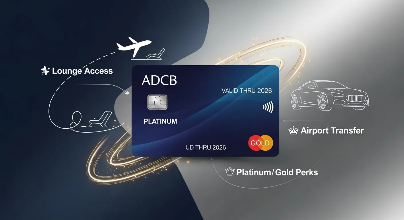 ADCB Credit Card Benefits 2026: Lounge Access, Airport Transfer & Platinum/Gold Perks