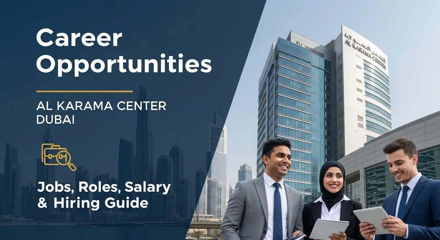 Career Opportunities Al Karama Center Dubai – Jobs, Roles, Salary & Hiring Guide