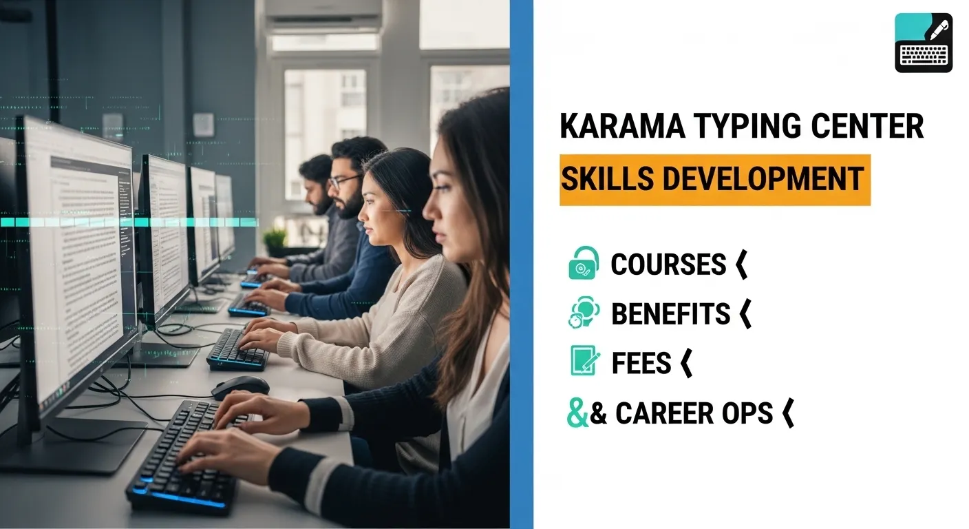 Modern Karama Typing Center Skills Development: Courses, Benefits, Fees & Career Opportunities