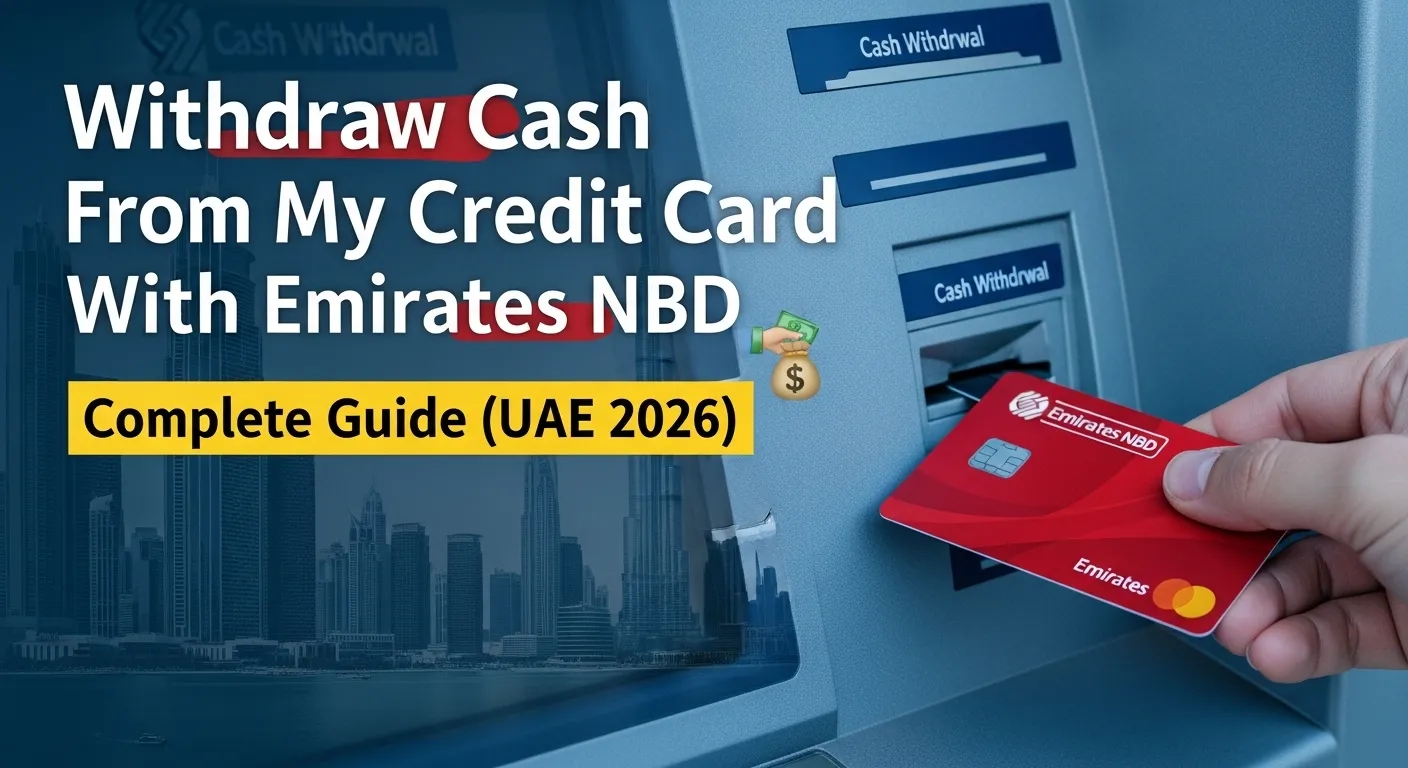 Withdraw Cash From My Credit Card With Emirates NBD – Complete Guide (UAE 2026)