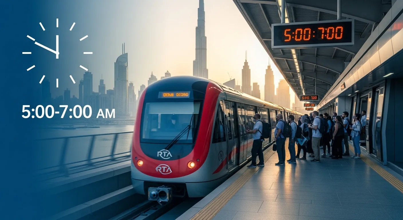 Dubai Metro Morning Train Timings – Complete Guide, Schedule, Routes, and Travel Tips in UAE
