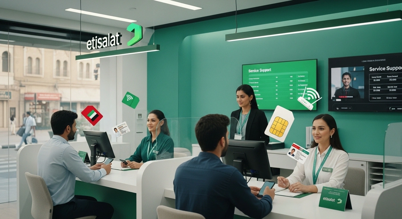Etisalat Service Center in Al Karama Dubai – Complete Guide to Location, Services, and Customer Support