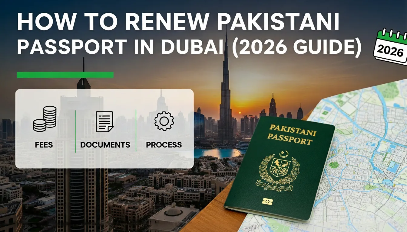How to Renew Pakistani Passport in Dubai (2026 Guide) – Fees, Documents & Process