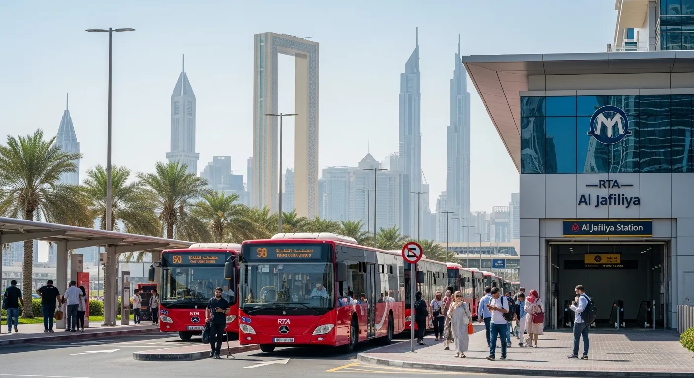 Al Jafiliya Bus Station Dubai (Routes, Fares Guide)