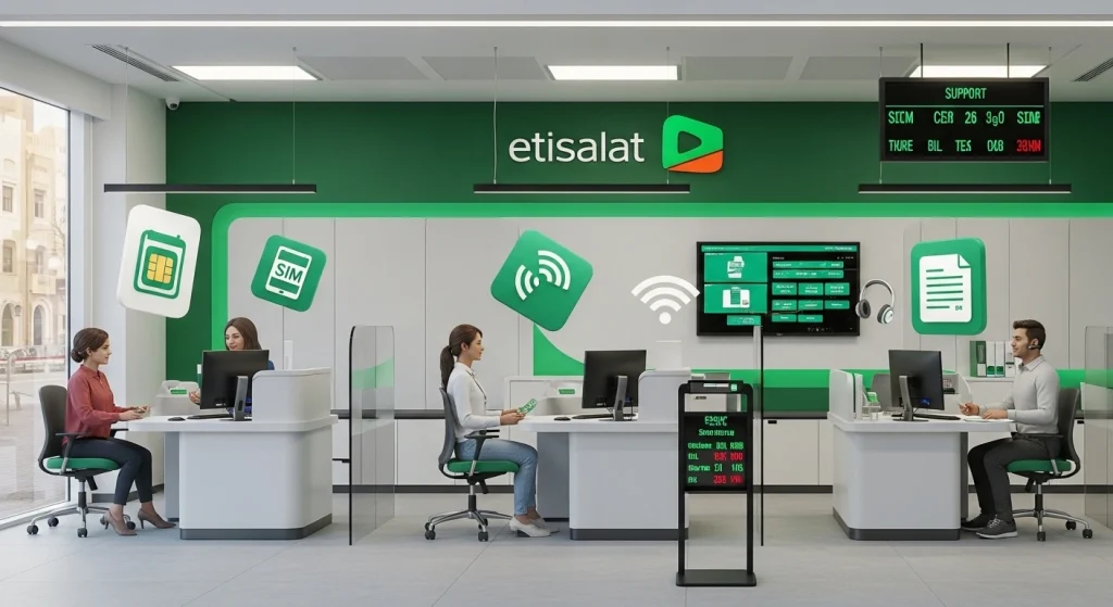Services Offered at Etisalat Service Center in Al Karama Dubai