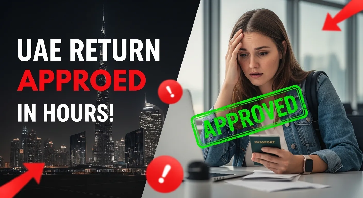 Urgent UAE Return Approval: Get Approved in Hours! (Complete 2026 Guide)