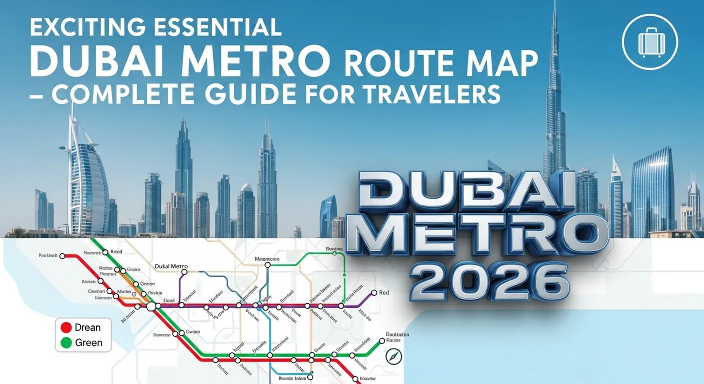 Exciting Essential Dubai Metro Route Map – Complete Guide for Travelers (2026)