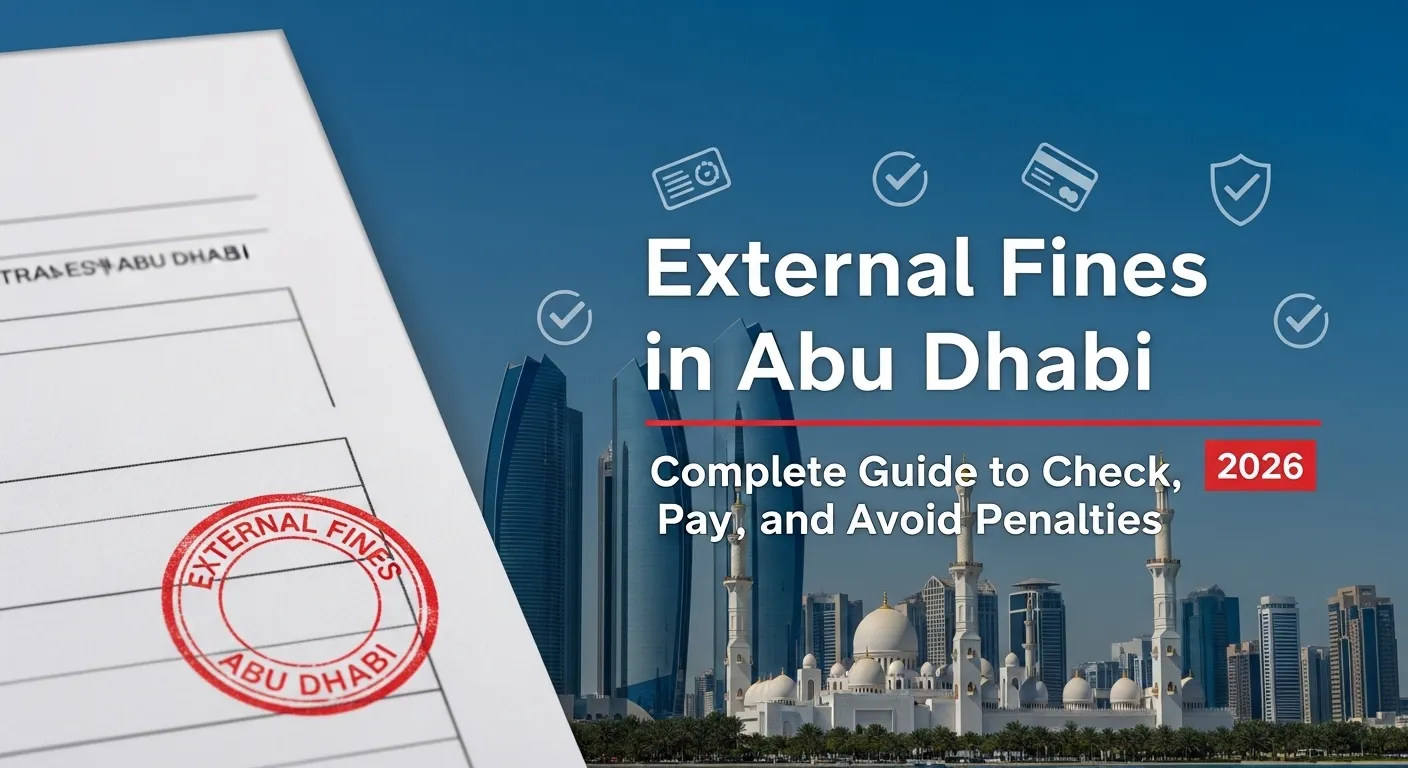 External Fines in Abu Dhabi: Complete Guide to Check, Pay, and Avoid Penalties 2026