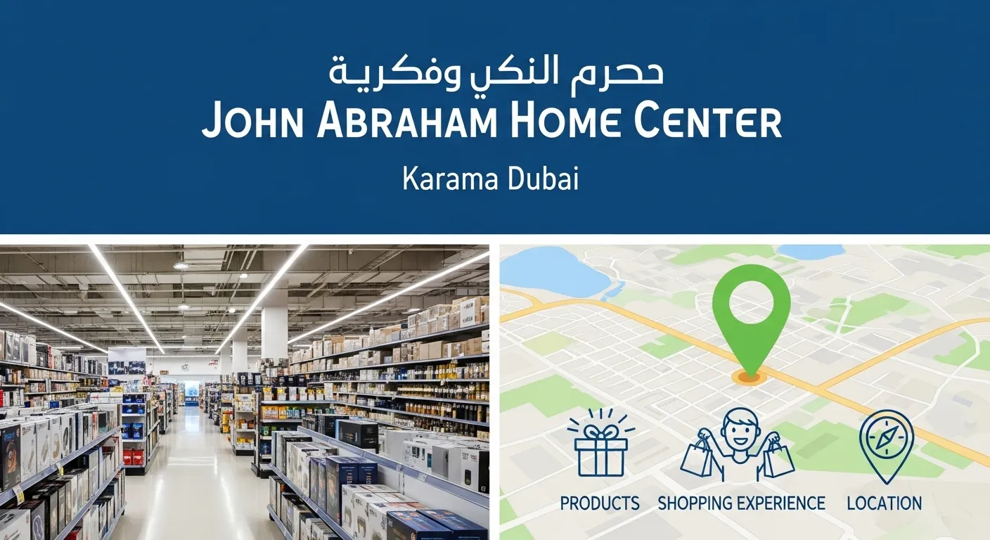 John Abraham Home Center Karama Dubai – Complete Guide, Location, Products, and Shopping Experience
