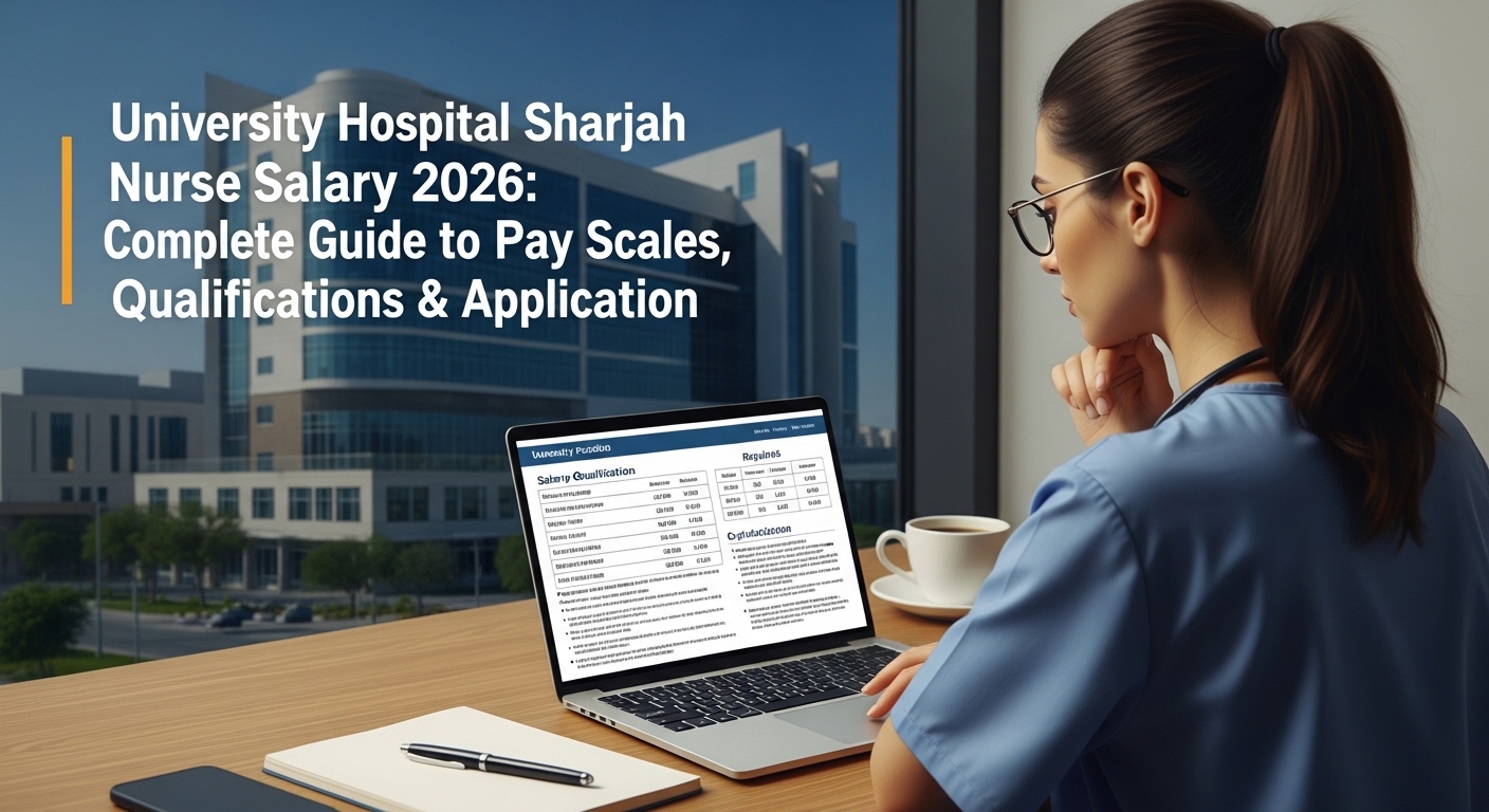 University Hospital Sharjah Nurse Salary 2026: Complete Guide to Pay Scales, Qualifications & Application