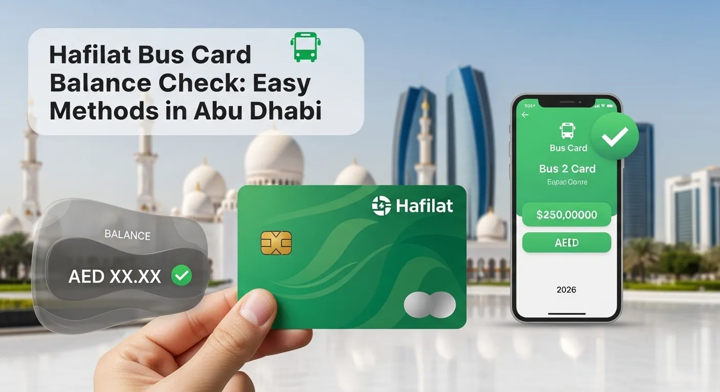 Hafilat Bus Card Balance Check: Easy Methods to Check Balance in Abu Dhabi (2026 Guide)