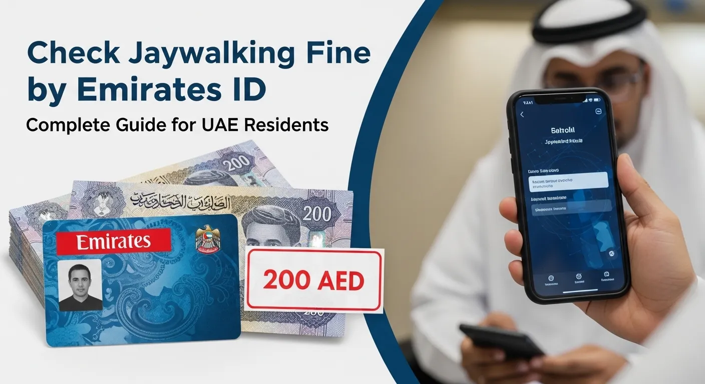 Check Jaywalking Fine by Emirates ID – Complete Guide for UAE Residents