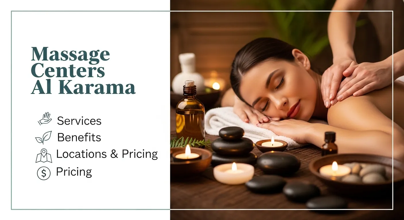 Massage Centers Al Karama – Complete Guide to Services, Benefits, Locations & Pricing