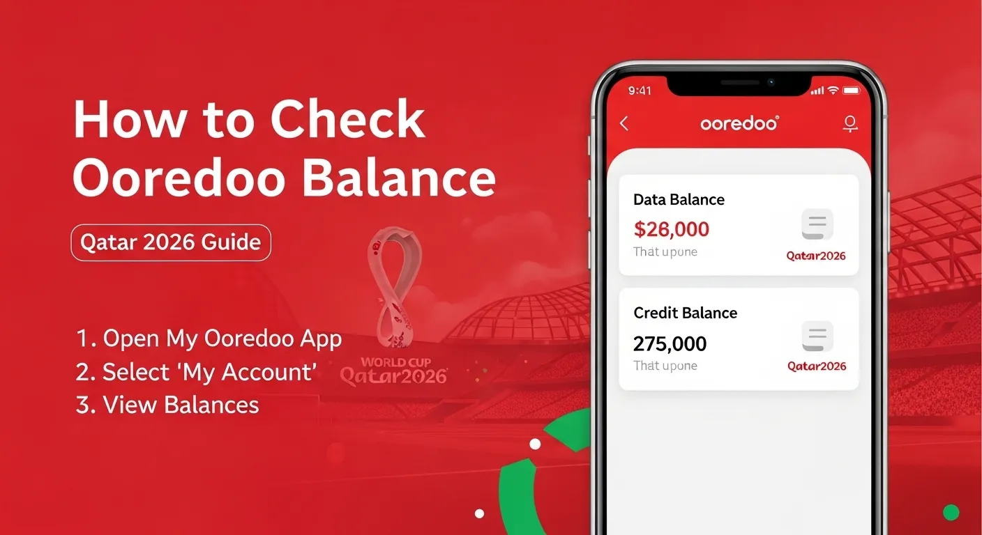 How to Check Ooredoo Balance Qatar 2026: Complete Guide to Data & Credit Balance Inquiry