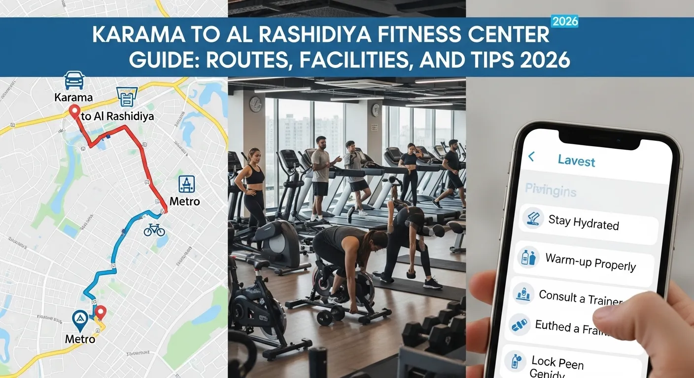 Karama to Al Rashidiya Fitness Center Guide: Routes, Facilities, and Tips 2026
