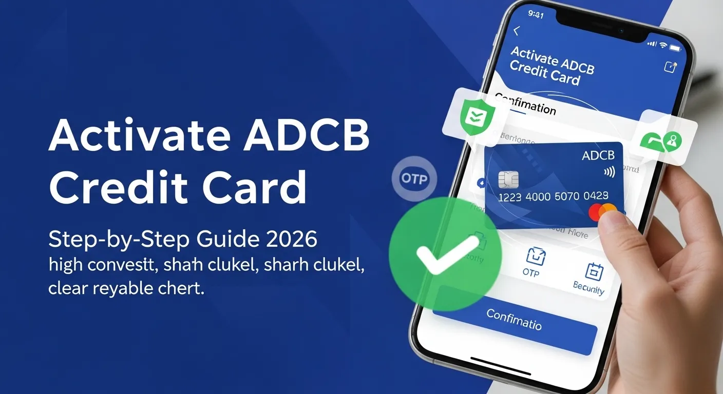 How to Activate Credit Card ADCB – Complete Step-by-Step Guide (UAE 2026)