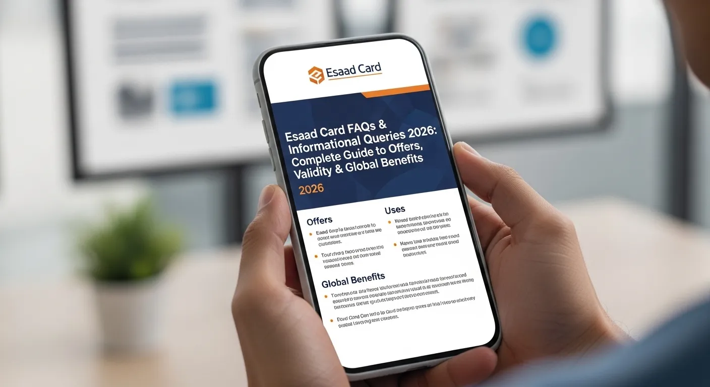 Esaad Card FAQs & Informational Queries 2026: Complete Guide to Offers, Uses, Validity & Global Benefits