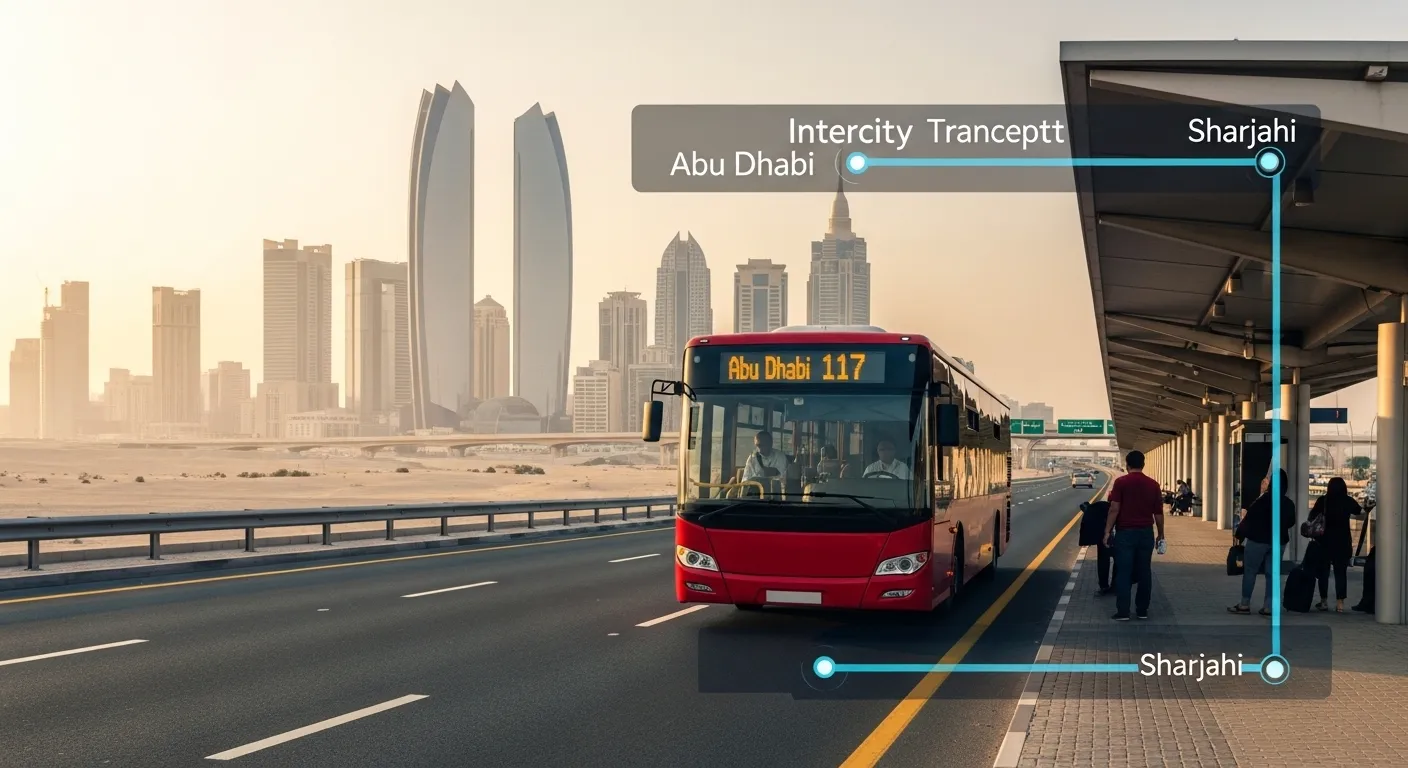 Abu Dhabi to Sharjah Bus 117: Updated Timings, Fares & Route