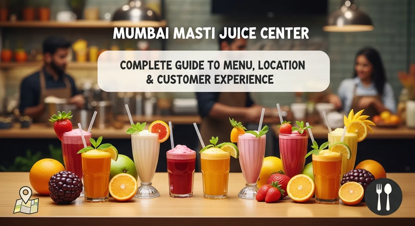 Mumbai Masti Juice Center in Karama – Complete Guide to Menu, Location, and Customer Experience