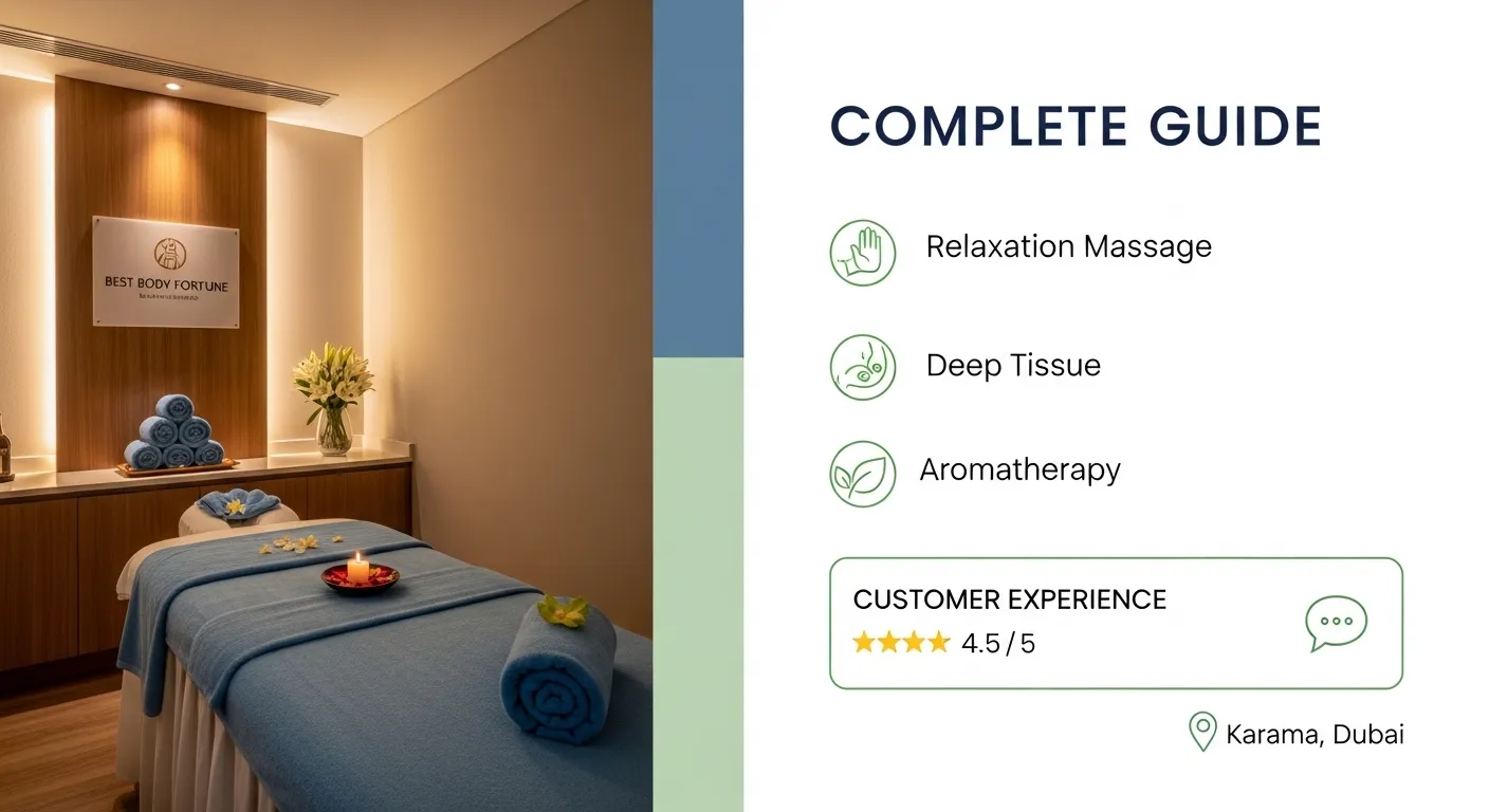 Best Body Fortune Karama Massage Center Dubai – Complete Guide, Services, and Customer Experience
